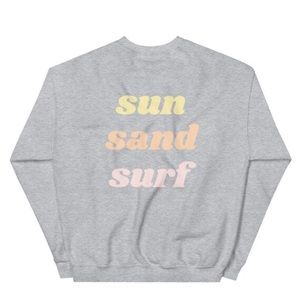 “Sun Sand Surf” crew neck by West Coast Collective